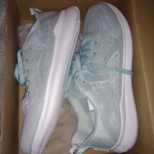 Light Blue Athletic Sneakers